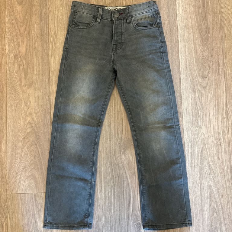 Boys Ripstop Gray denim jeans - UK 8/9 yrs