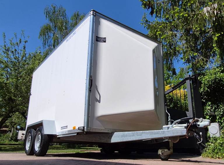 BLUELINE BOX TRAILER BV BLUE LINE FREE IFOR WILLIAMS KEY RING MARKET BOOT 12X6 STORAGE REMOVALS
