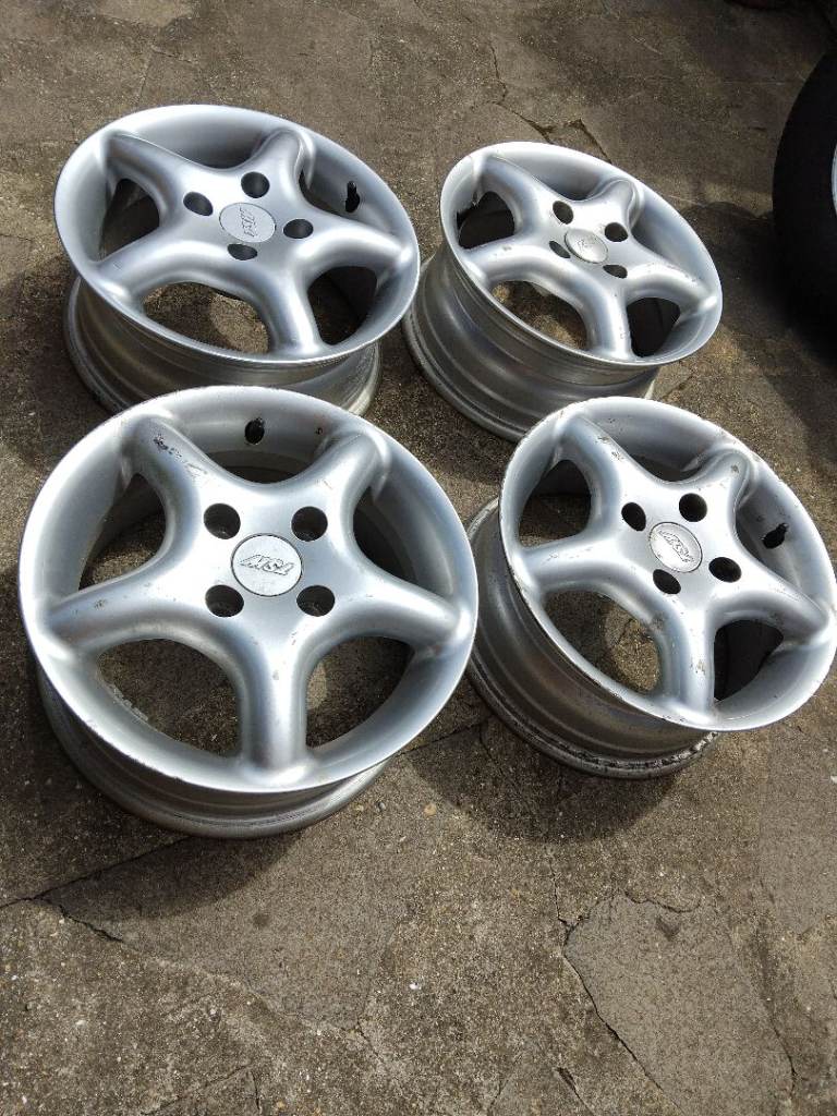 13" alloys et38 pcd 100 TSW very light track car low cost formula mx5, vw ,Peugeot 100pcd