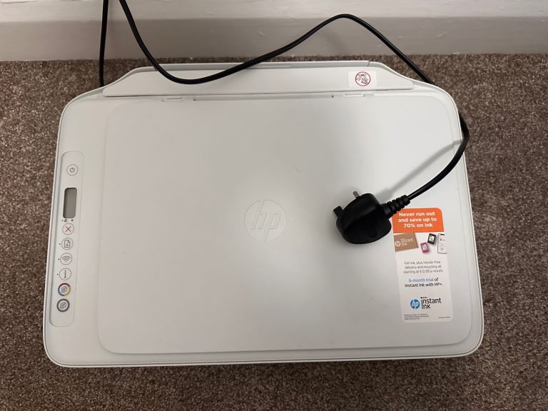 HP DeskJet All-in-One Printer – Working – No Ink