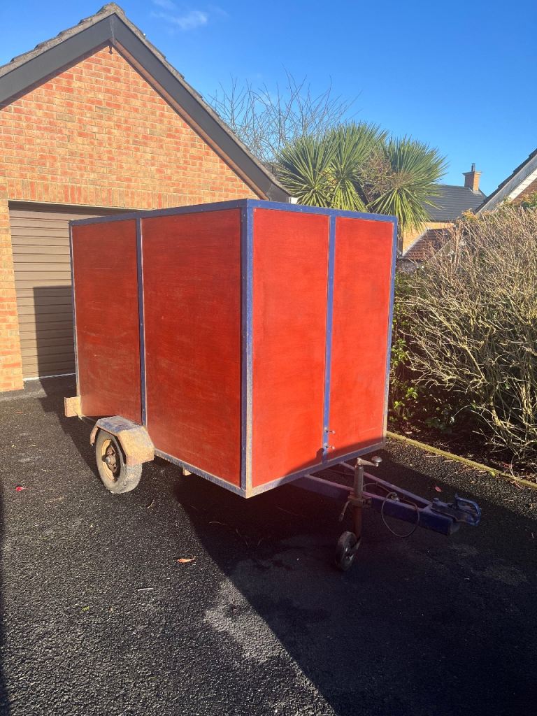 Wooden Box Trailer