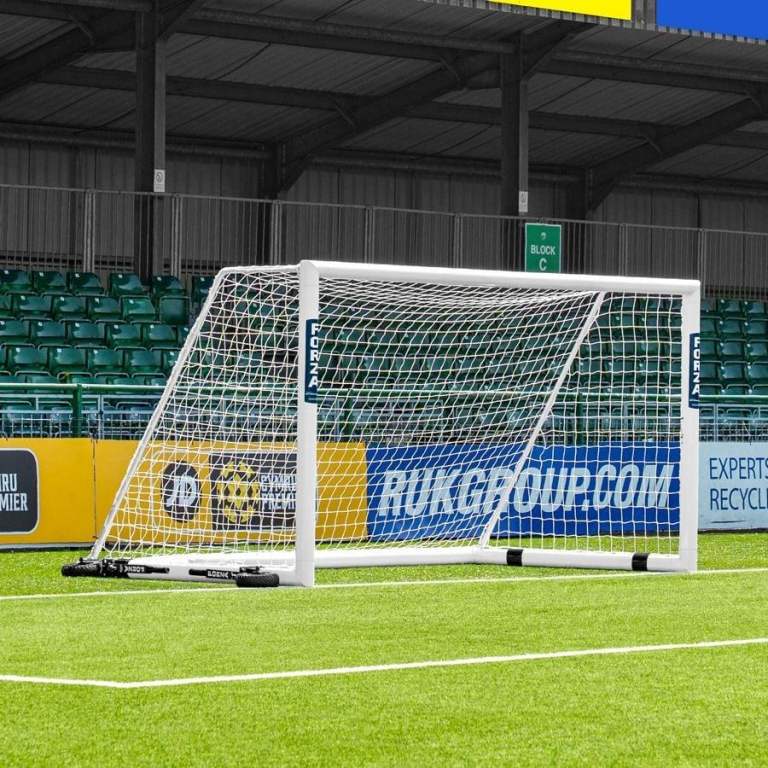 12 x 6 FORZA Alu110 Freestanding Football Goal
