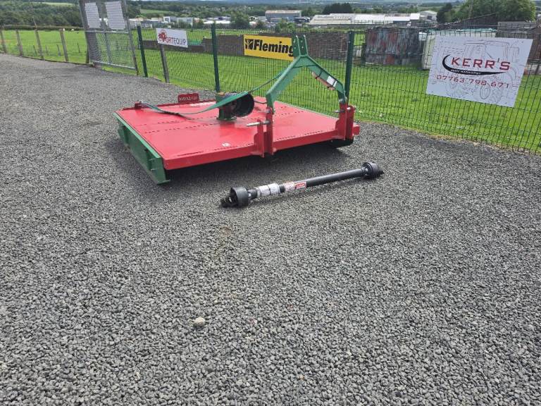 Tractor malone 6ft semi offset grass topper 