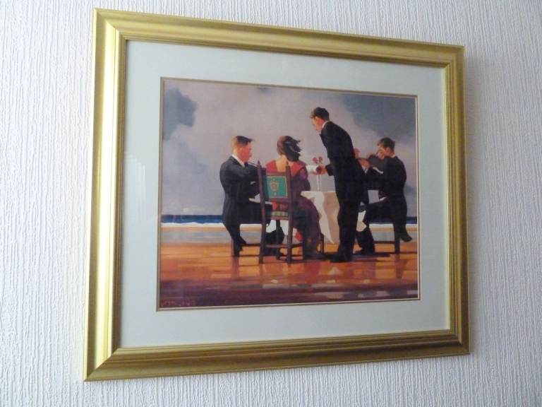Jack Vettriano Large Print Butler At Beach Party ( NO TEXTS PLEASE)