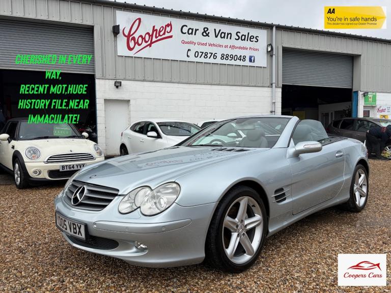2005 Mercedes-Benz S Class SL 350 2dr Tip Auto CONVERTIBLE Petrol Automatic