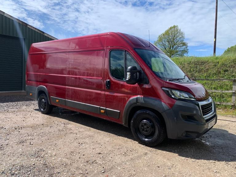 2016 PEUGEOT BOXER 2.2 HDI 130BHP EXTRA LWB L4H3 PROFESSIONAL RED **NO VAT**