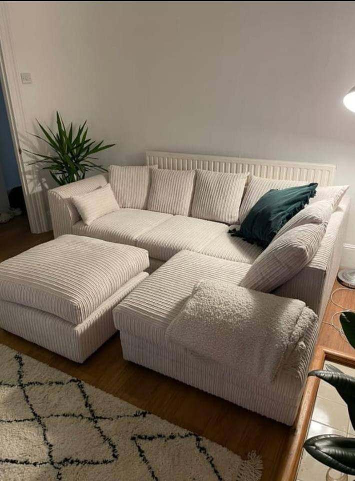 Dylan Soft-Touch Jumbo cord Sofa in corner and 3+2 Seater – Luxury You Can Relax In