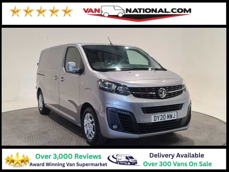2020 Vauxhall Vivaro 1.5 TURBO D 2700 SPORTIVE L1 H1 120 BHP SWB Panel Van Diesel Manual