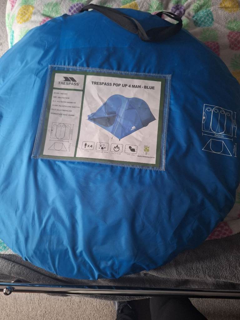Trespass 4 man pop up tent