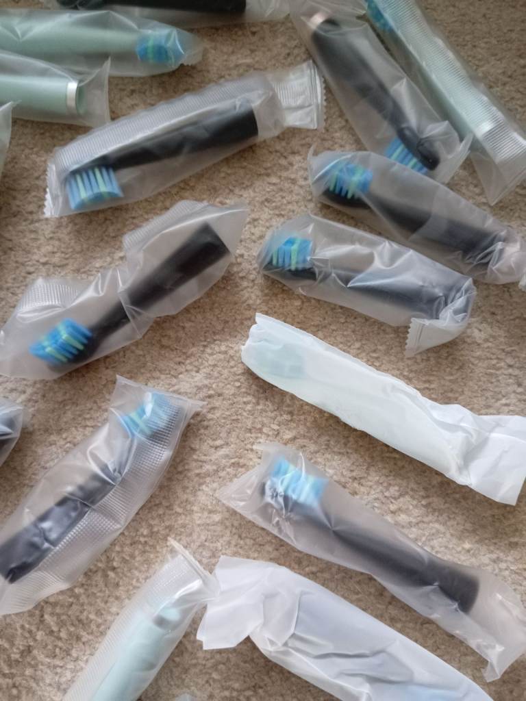 Brusheads for Oral B electronic toothbrush. 