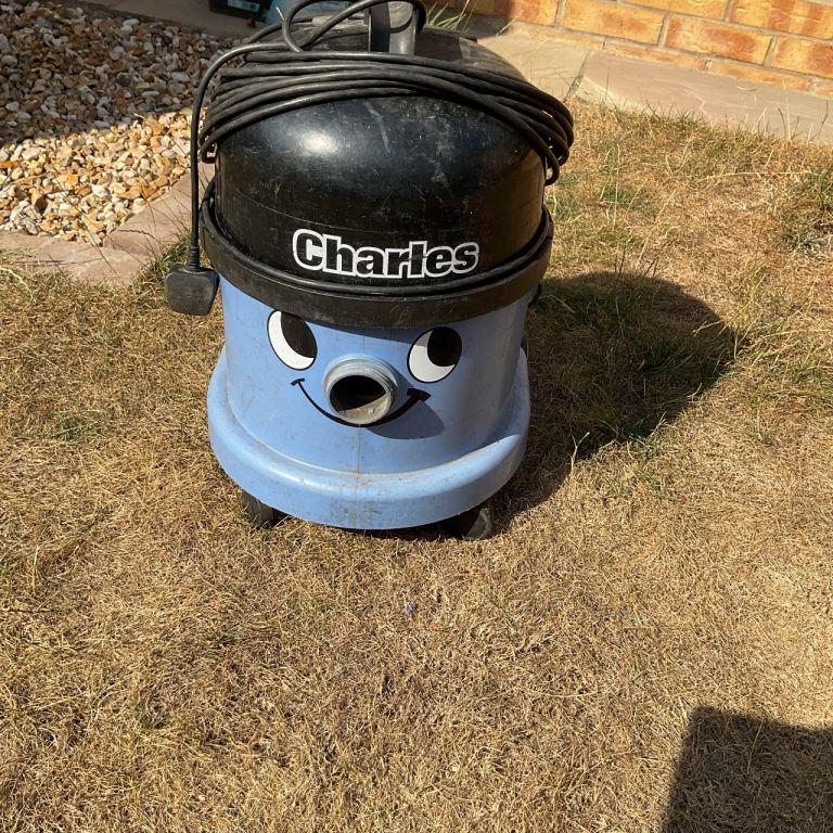Numatic Charles Wet and Dry Vacuum Cleaner - Blue, Fair Condition