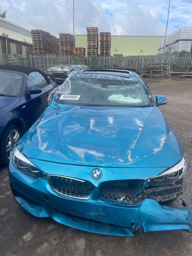 BMW 430D F36 F32 F33 LCI BREAKING DOOR MIRROR SLAMPANEL RADPACK SUSPENSION REAR BUMPER BOOTLID