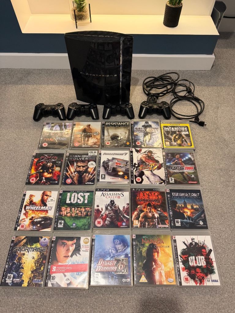 Collectible Genuine 1st Gen PS3 60gb Backwards Compatible CECHC03 Fully Working Mint Condition