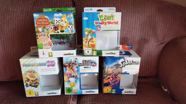Wii U Big box games (read description)