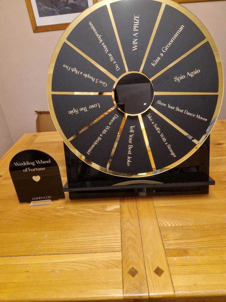 Spin the Wheel Wedding Entertainment