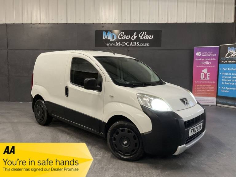 2012 Peugeot Bipper 1.3 HDi S Panel Van 3dr Diesel Manual FWD L1 H1 ATV (119 g/km, 74 bhp) PANEL ...