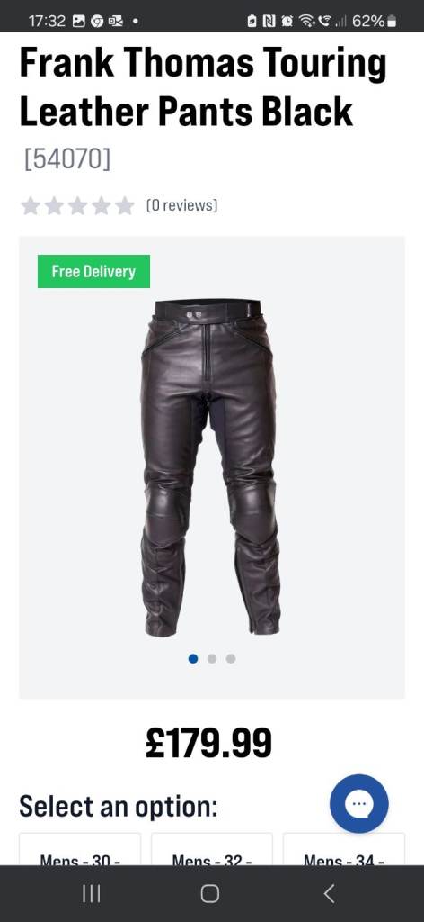 Motorcycle Leather Trousers 