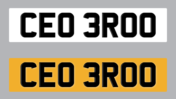 CEO BROO Personalised private car number plates (CEO , BOSS , BRO, BROTHER) 