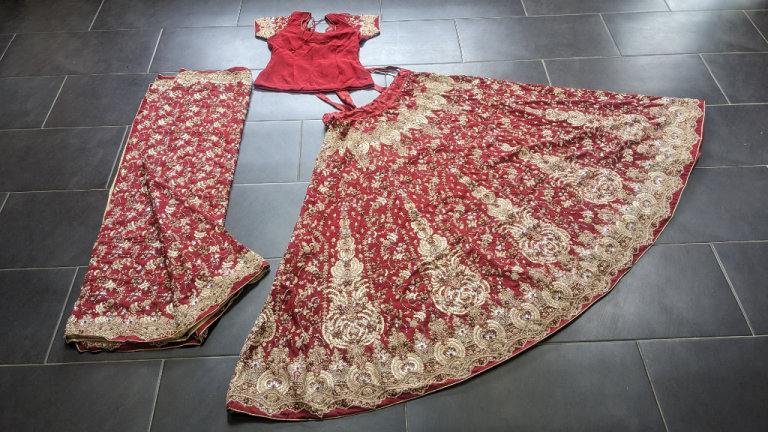 Asian ladies wedding/ party dress size 8