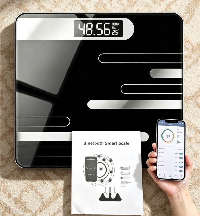 Bluetooth smart fitness scales 