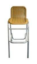 Four new wicker effect high stools