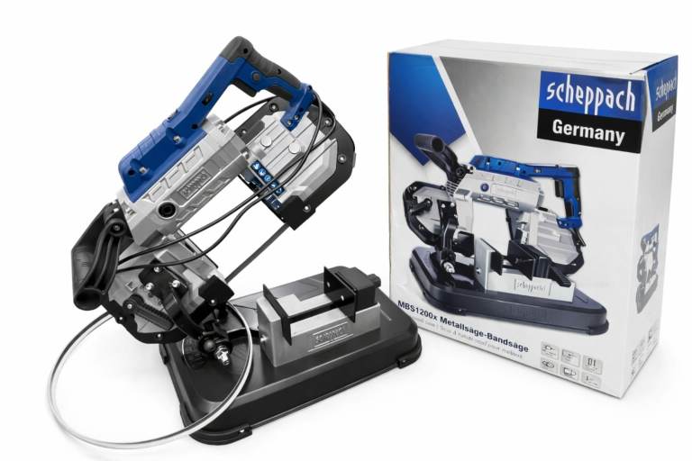 Scheppach MBS1200x Metal Band Saw – Heavy Duty Metal Cutting Saw