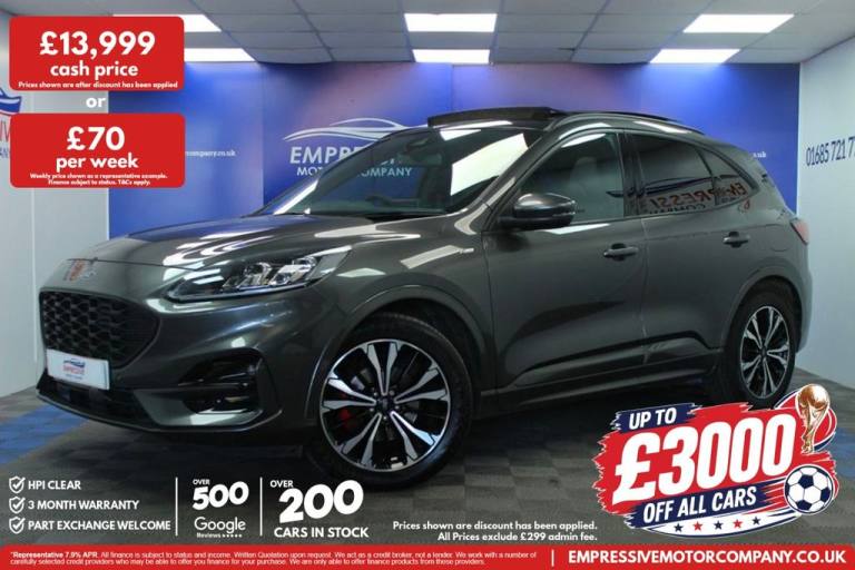 2022 22 FORD KUGA 1.5T ECOBOOST ST-LINE X EDITION SUV 5DR PETROL MANUAL EURO 6 (