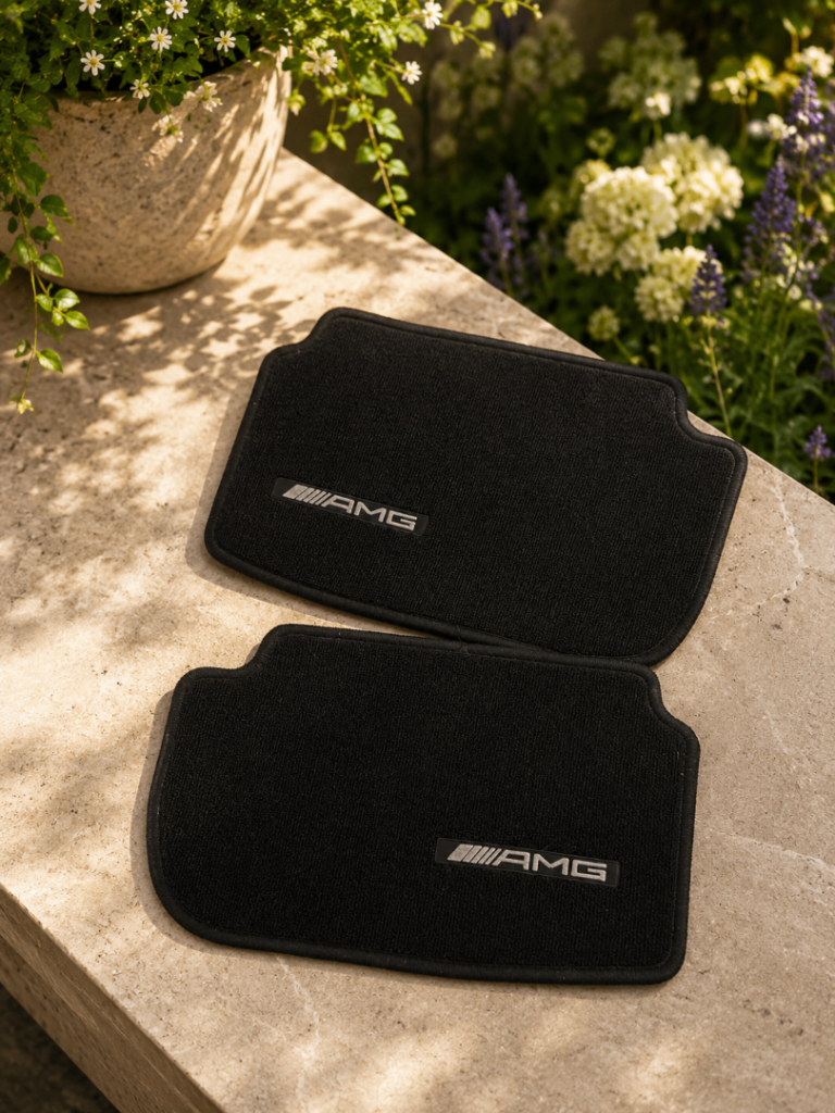 Genuine Mercedes-AMG Rear Floor Mats – Pair (E-Class Coupe)