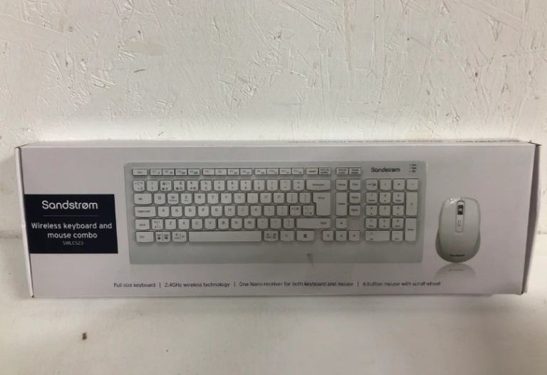Sandstorm wireless keyboard and mouse combo 