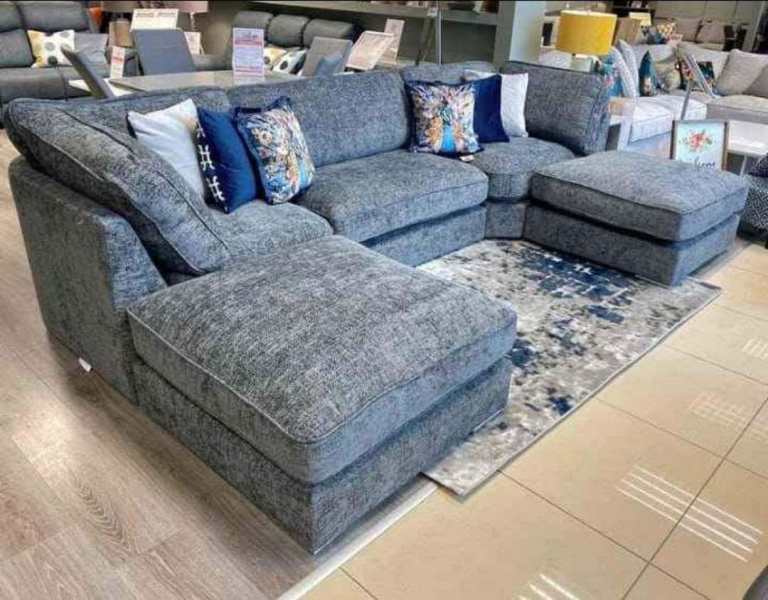 Bishop U shape Living Room Sofas - All Colours Avaliable - Quick Delivery 
