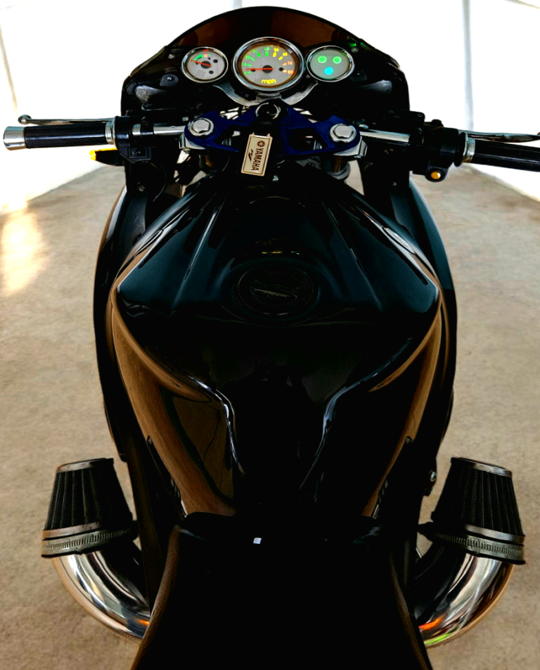  midi moto Yamaha YZF R1 replica black 4 stoke Super Pocket Motorbike 