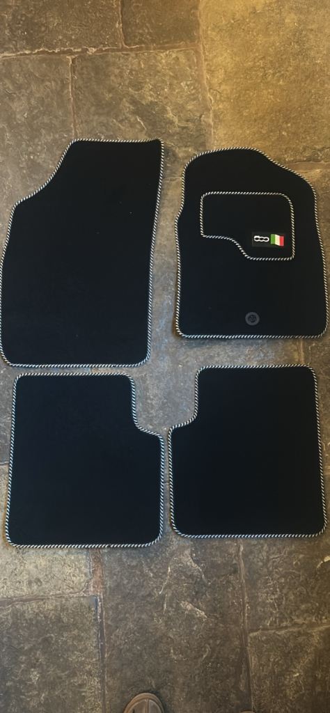 Fiat500 Car mats (2007-2012) - Brand New