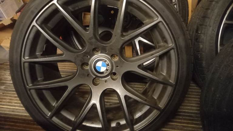 BMW ALLOY WHEELS 19 INCHES AVA PHOENIX GOOD TYRES