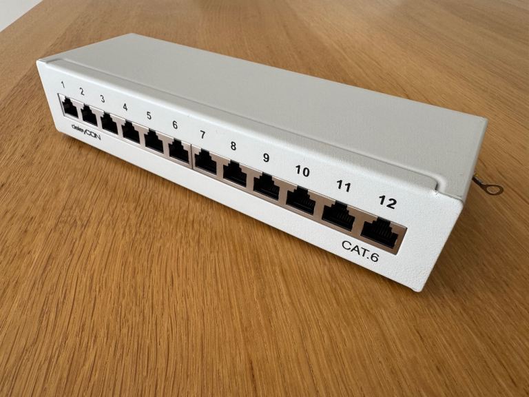CAT6 Network Panel 12-Port Patch Panel