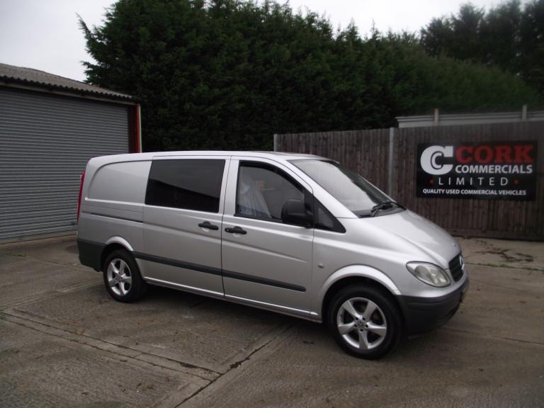 2009 Mercedes-Benz Vito DUALINER CREW CAB LONG LWB 111CDI Van NO VAT Crew Van Diesel Manual
