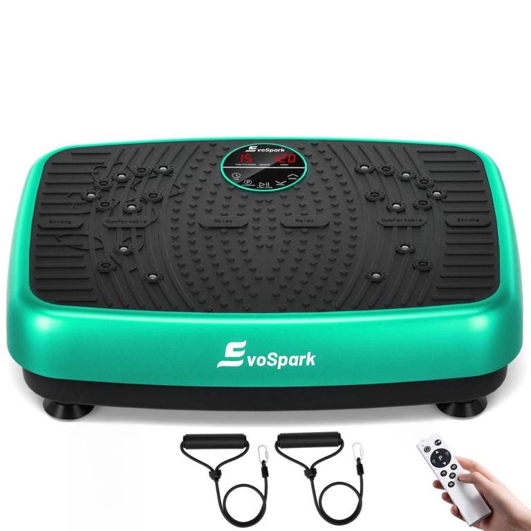 EvoSpark Powerful Quiet Vibration Plate, 2026 model