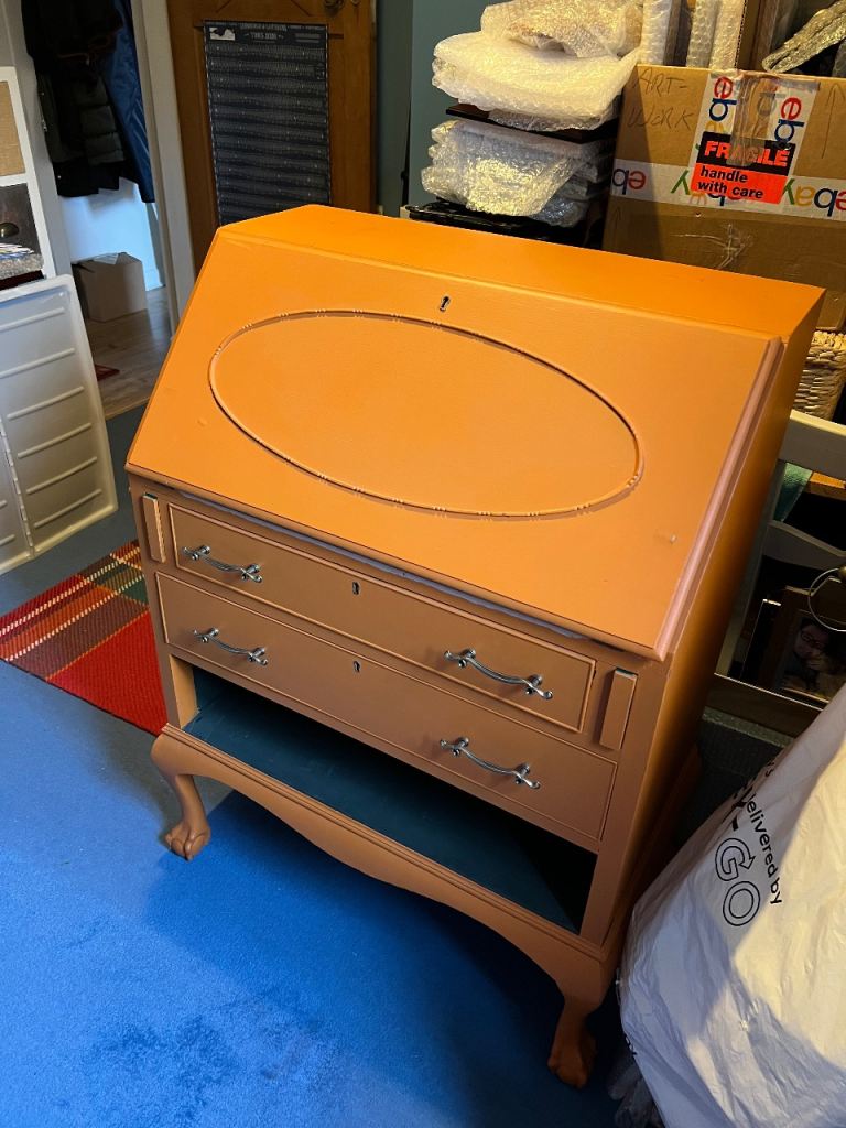 Up cycled antique secretary desk