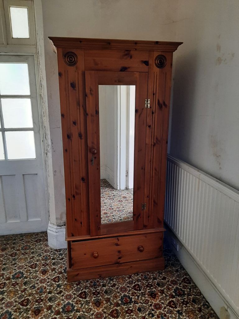 Pine wardrobe