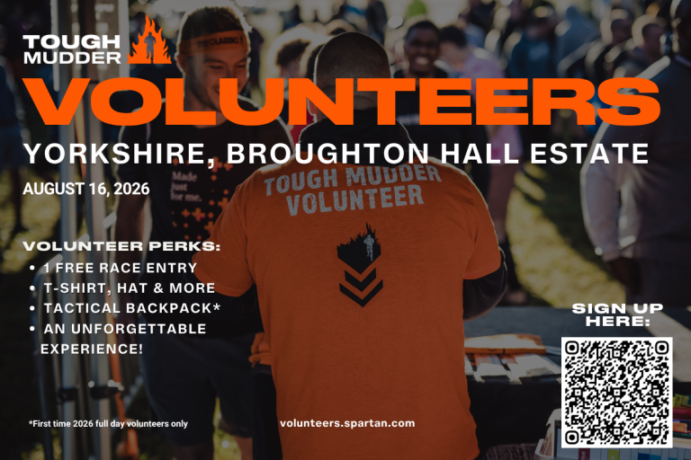 Volunteer with Tough Mudder and get a FREE Race!