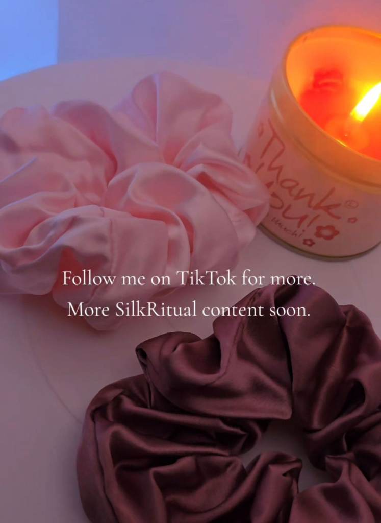 Silk Scrunchies 100 percent Silk Gift Box Set SilkRitual
