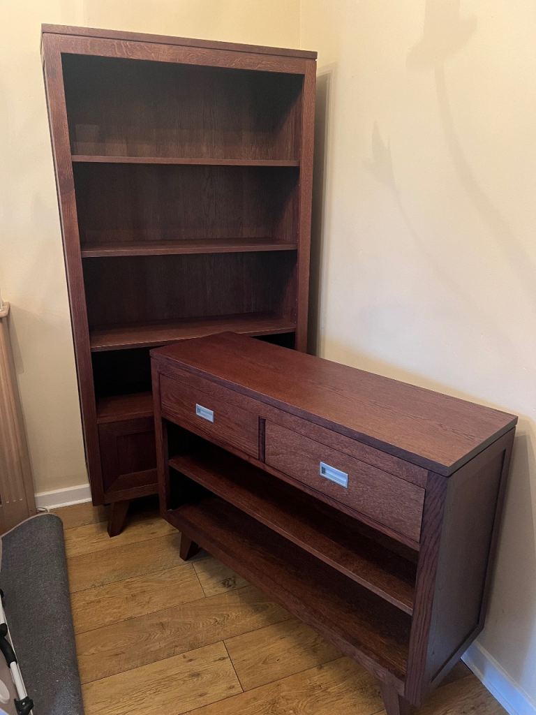 Matching Barker & Stonehouse Dark Wood Units 