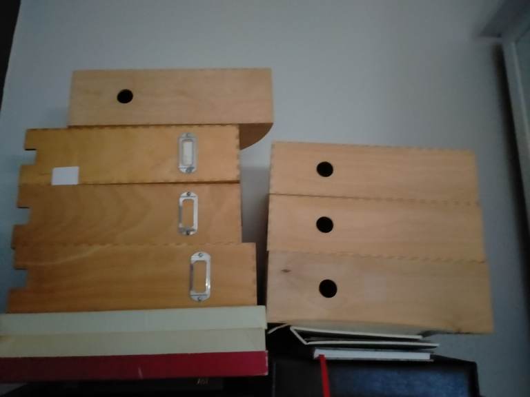Wooden Storage Boxes / Drawers - Good Condition