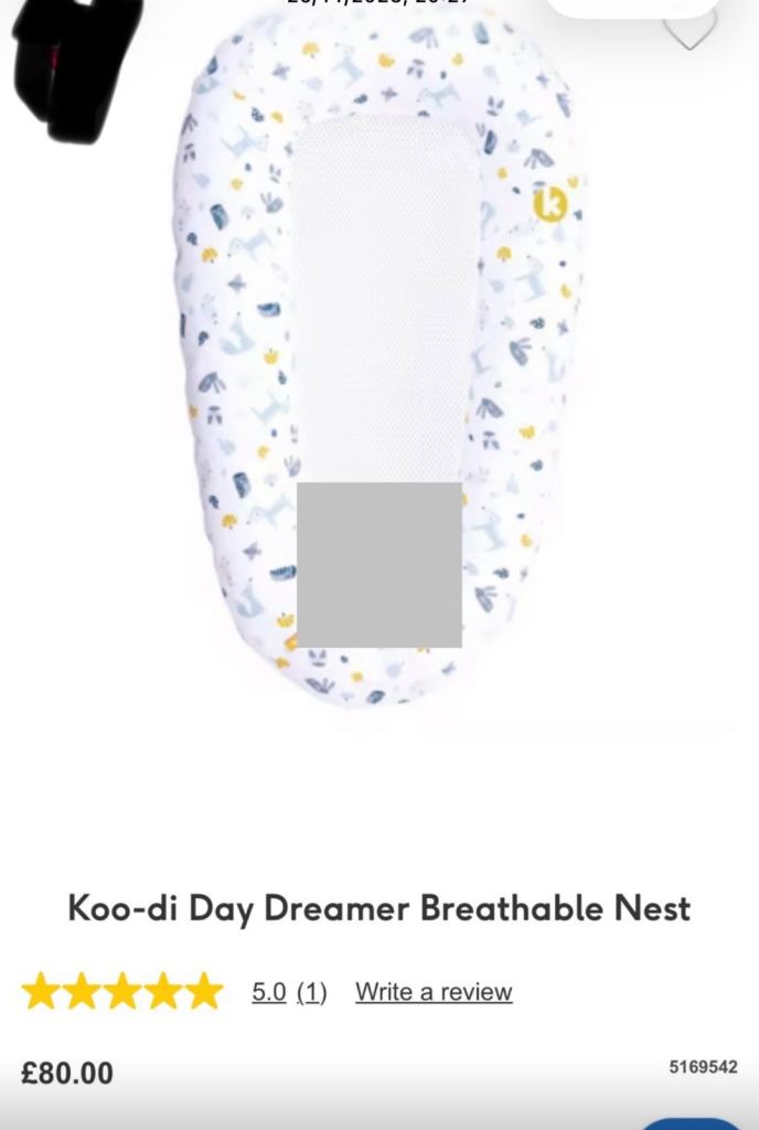 Koo-di Day Dreamer Breathable Nest 