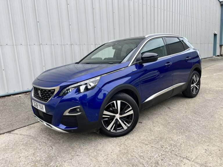 2018 Peugeot 3008 1.2 PureTech GT Line SUV 5dr Petrol Manual Euro 6 (s/s) (130 ps) SUV Petrol Manual