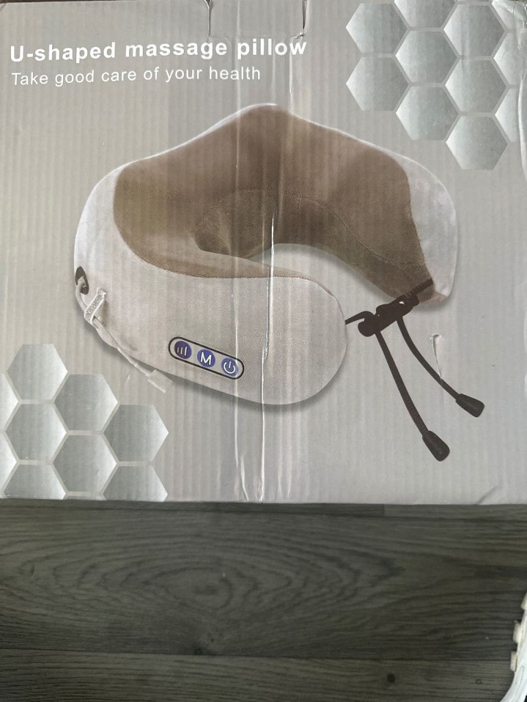 New U-Shaped Massage Pillow for Neck Comfort