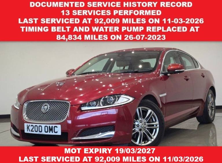 2013 K JAGUAR XF 2.2D LUXURY SALOON 4DR DIESEL AUTO EURO 5 (S/S) (200 PS)