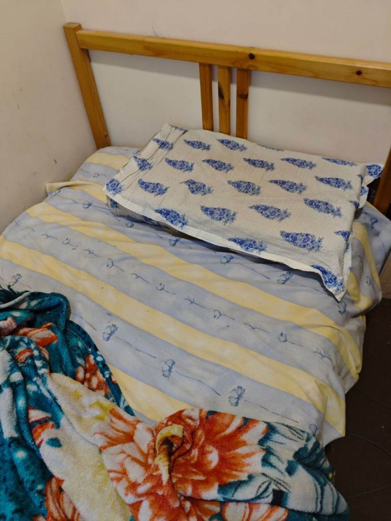 Single Bed Frame with Mattress – £50 (Both Together)