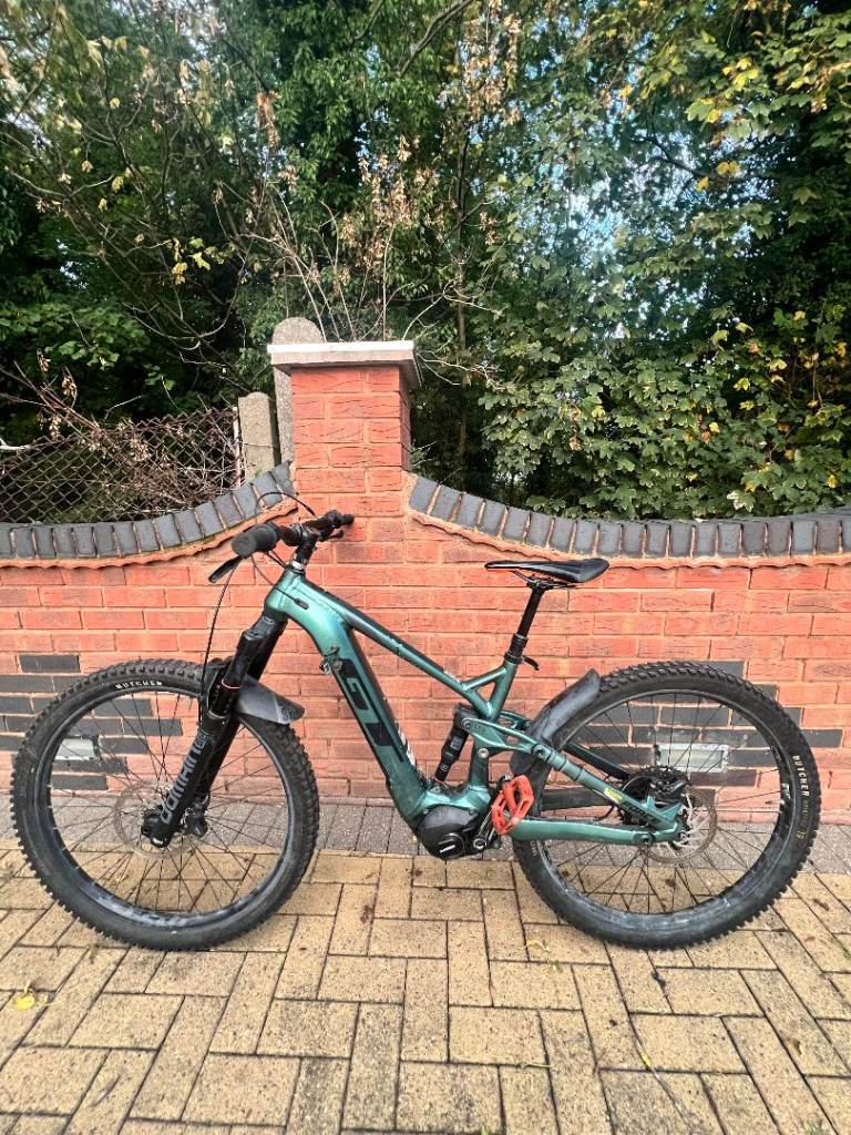 GT Force AMP Electric Mountain Bike – Full Suspension – Small