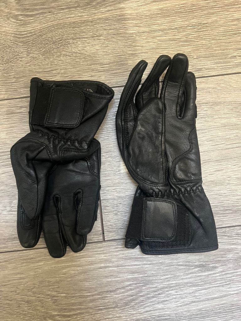 Richa leather motorcycle gloves small 