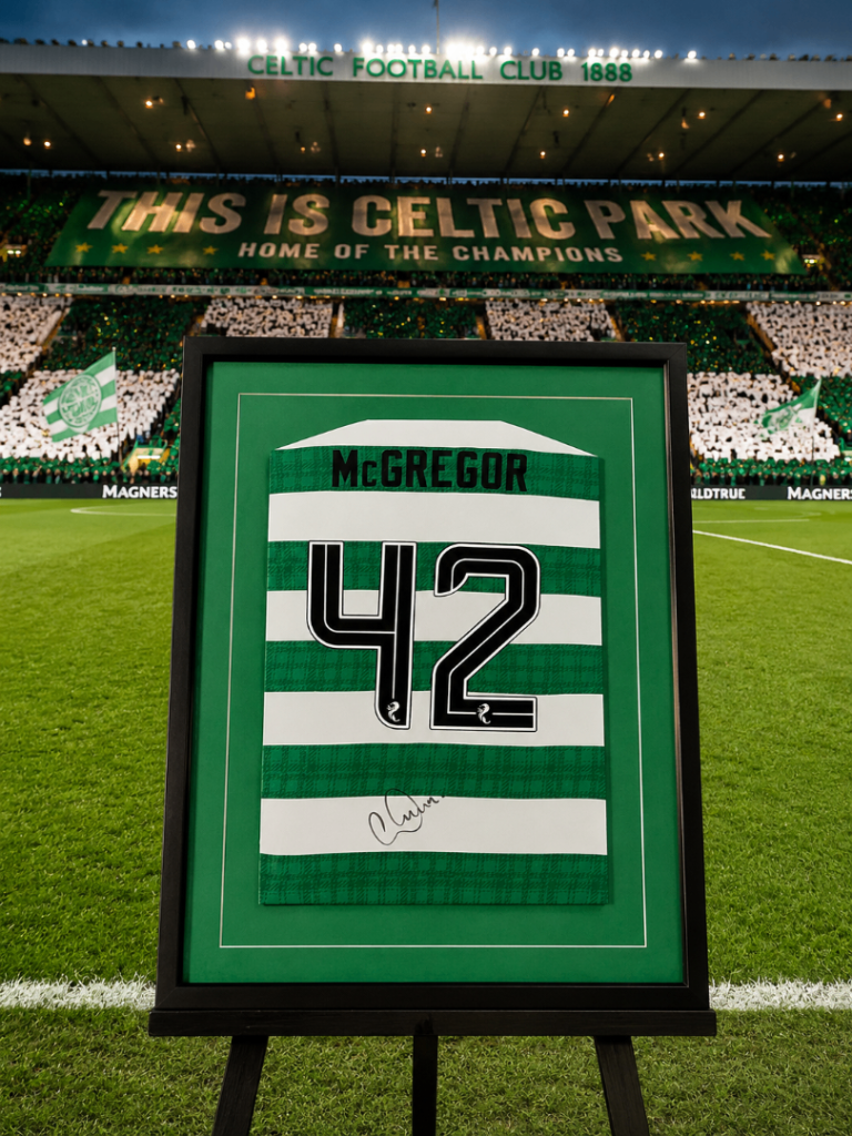 Callum McGregor Celtic fc signed shirt 